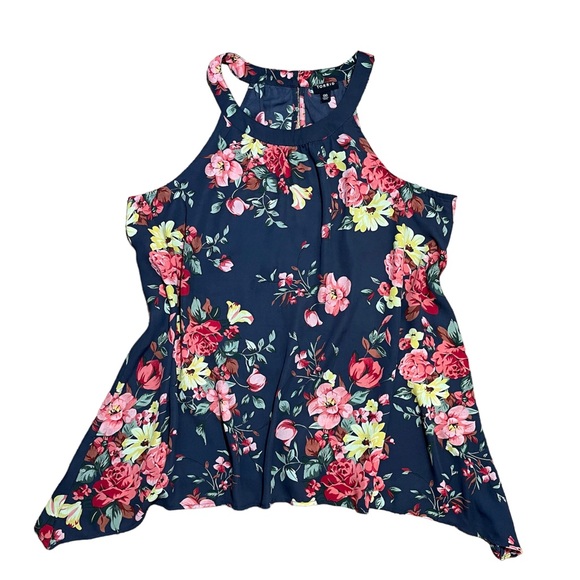 Torrid Floral Georgette Goddess Tank Sz 10(Torrid Sz 00) - Picture 10 of 15